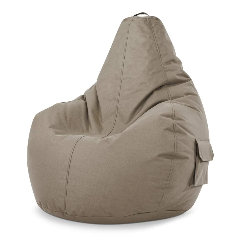 Gaming Sitzsack mit Rückenlehne & separater Tasche