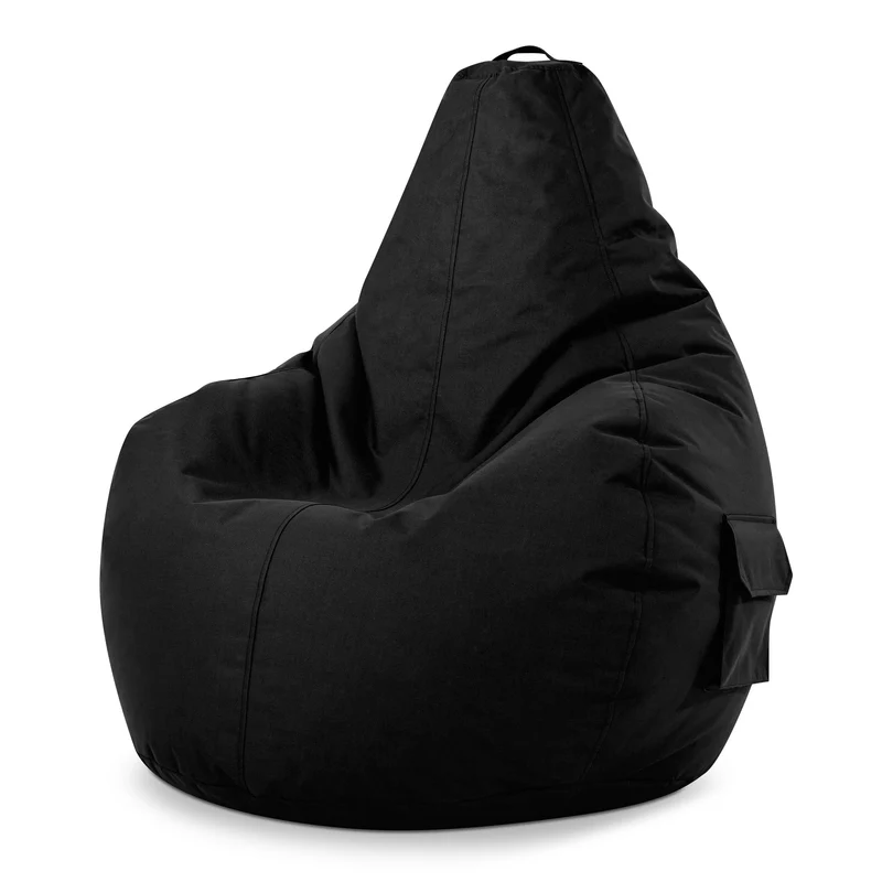 Gaming Sitzsack mit Rückenlehne & separater Tasche