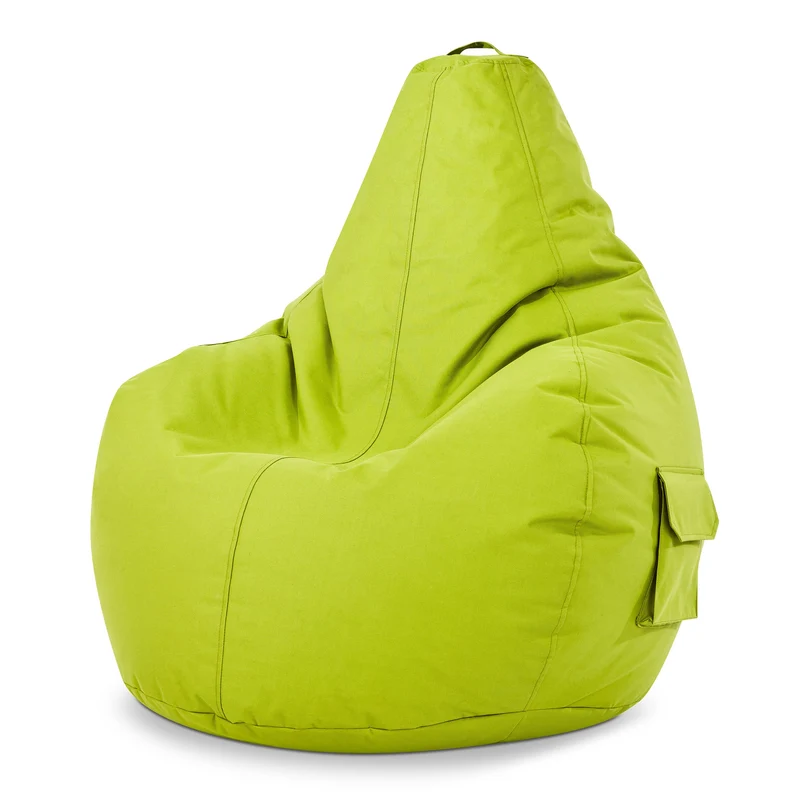 Gaming Sitzsack mit Rückenlehne & separater Tasche