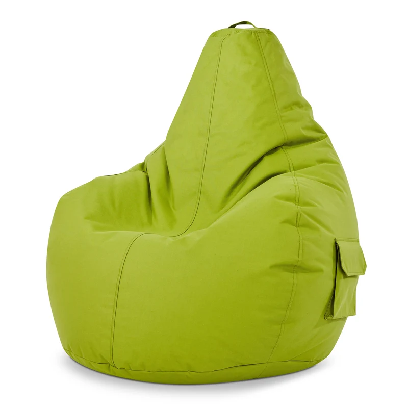 Gaming Sitzsack mit Rückenlehne & separater Tasche