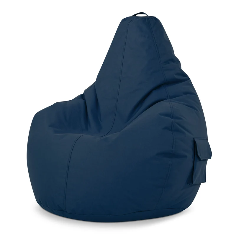 Gaming Sitzsack mit Rückenlehne & separater Tasche