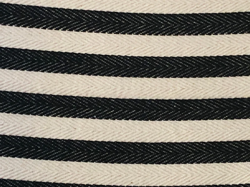 Modern Farmhouse Ticking Decorative Pillow Black White Striped 18x18 Pillow Cover (2 Covers)