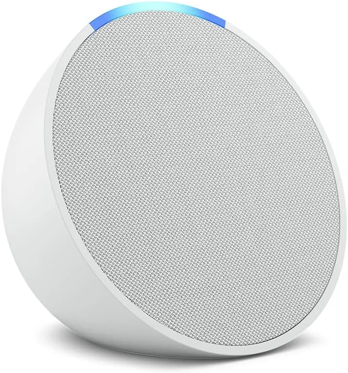 Amazon Echo Pop (newest model), Our smallest Alexa speaker, Fits in any room, Lavender Bloom