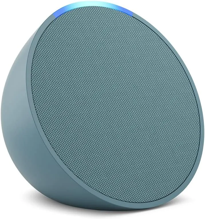 Amazon Echo Pop (newest model), Our smallest Alexa speaker, Fits in any room, Lavender Bloom
