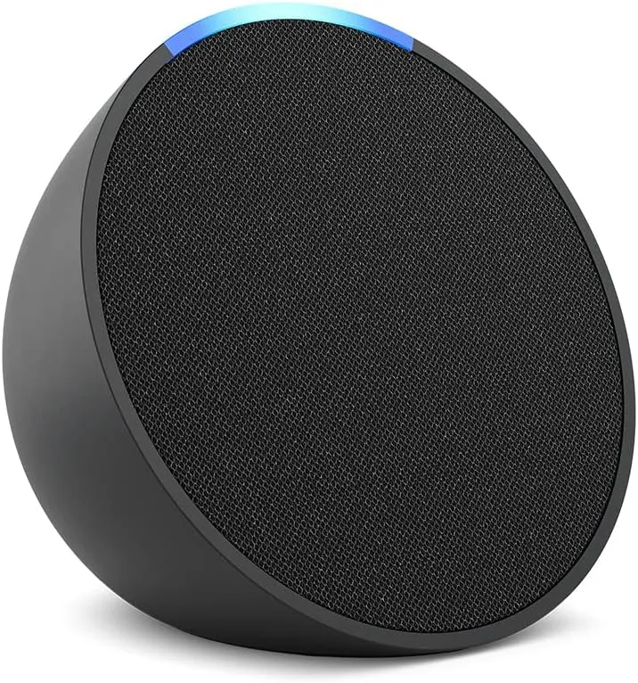Amazon Echo Pop (newest model), Our smallest Alexa speaker, Fits in any room, Lavender Bloom