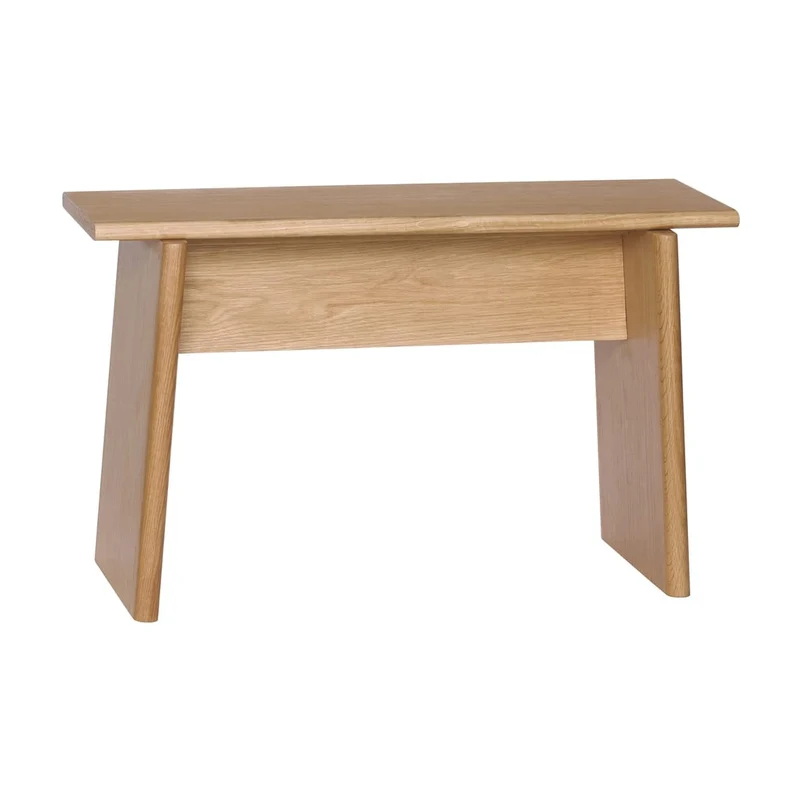 Tabouret en chêne naturel 80x31x48cm Baenk - Hübsch