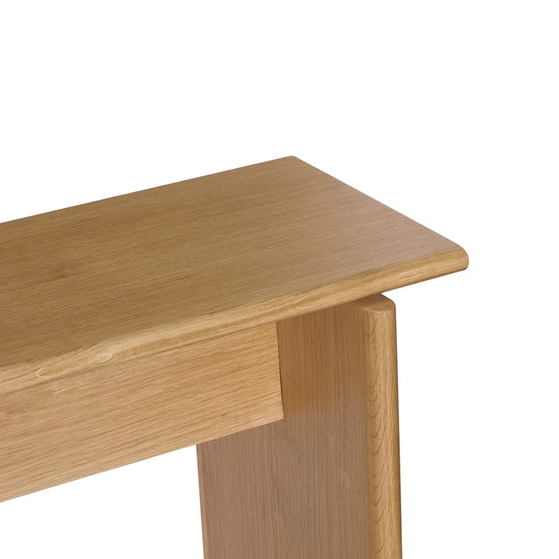 Tabouret en chêne naturel 80x31x48cm Baenk - Hübsch