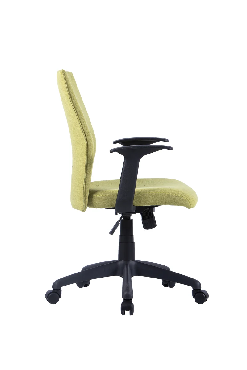 Chefsessel ROCKET Chefsessel / Kunststoff schwarz / Bezug Webstoff dunkelgrauschwarz, grün oder Cordstoff grau / Wippmechanik / Sicherheitsklemmschutz / Sicherheitsrollen / B 56, H 92,5-100,5,T 61,5 cm