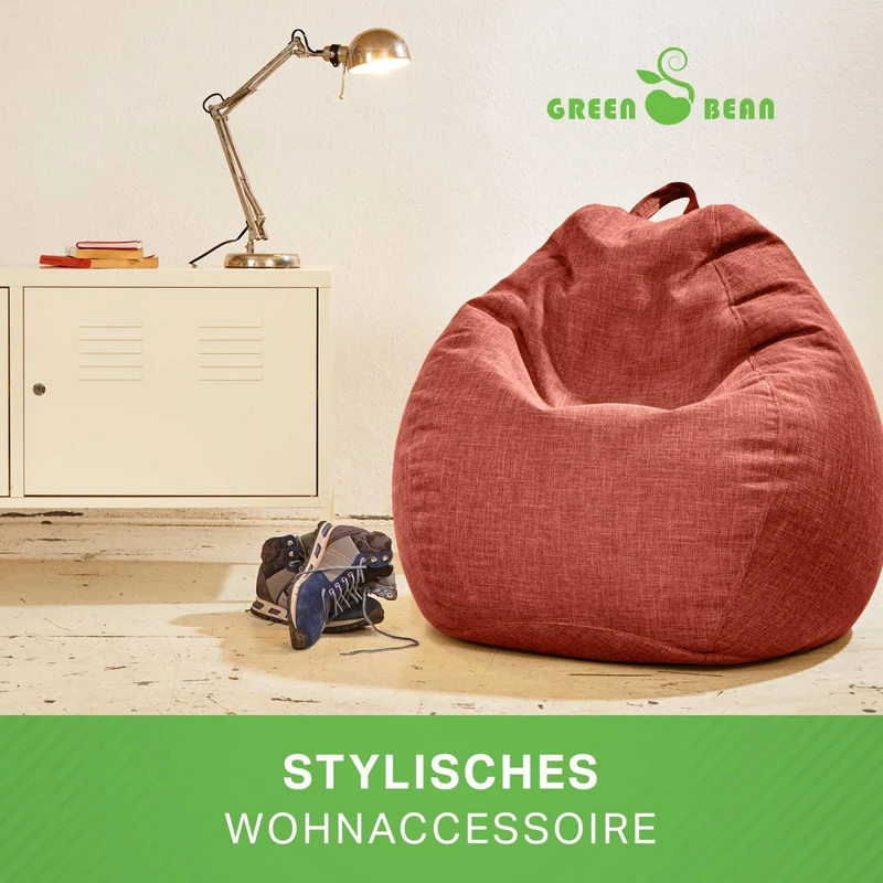 Homeline Sitzsack in Leinen-Optik