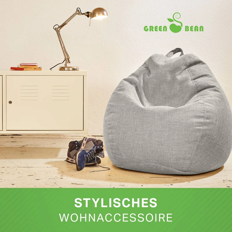 Homeline Sitzsack in Leinen-Optik