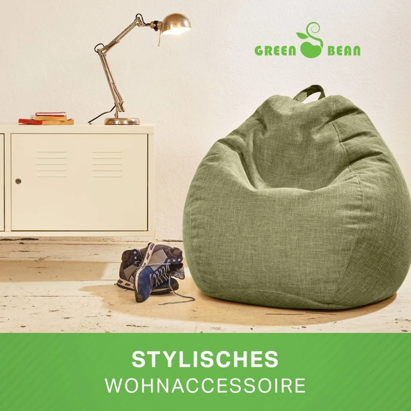 Homeline Sitzsack in Leinen-Optik