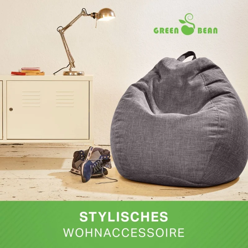 Homeline Sitzsack in Leinen-Optik