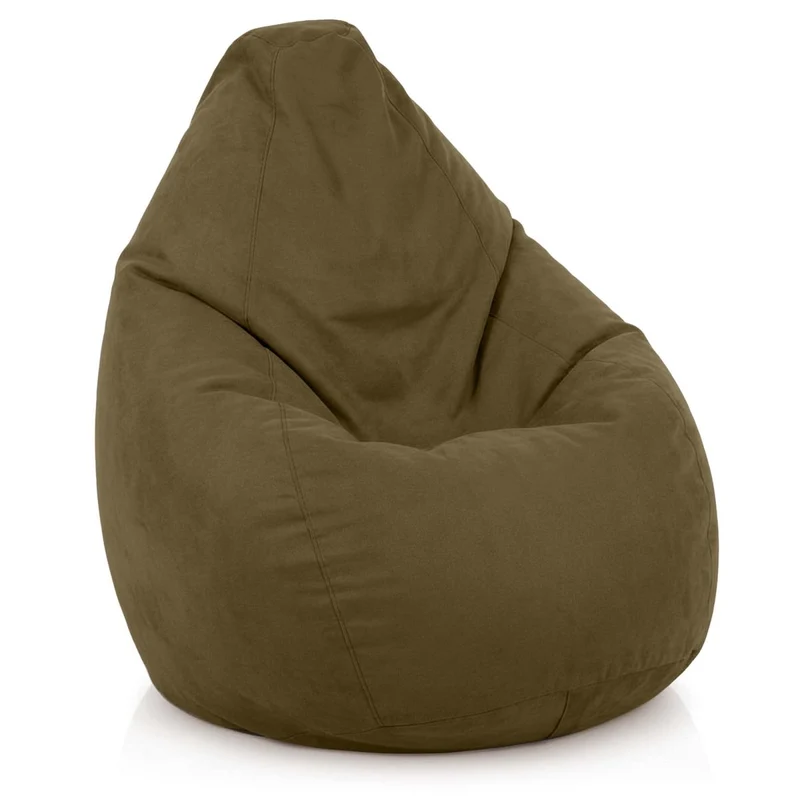 Drop Sitzsack in Wildleder-Optik