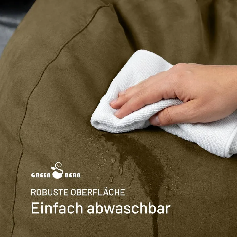Drop Sitzsack in Wildleder-Optik