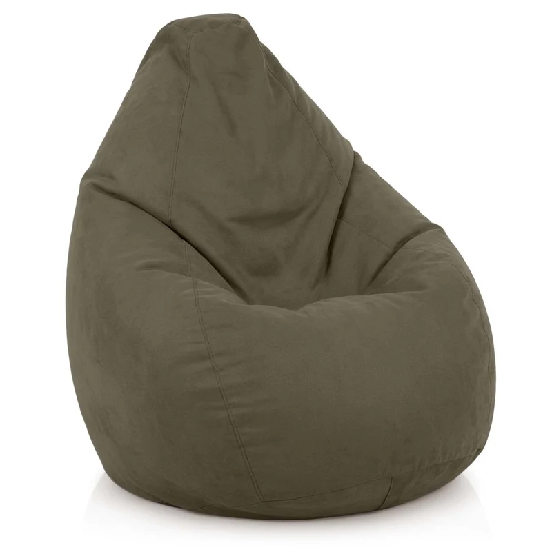 Drop Sitzsack in Wildleder-Optik