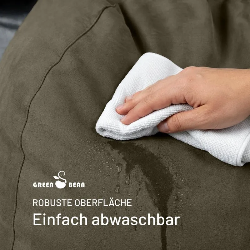 Drop Sitzsack in Wildleder-Optik