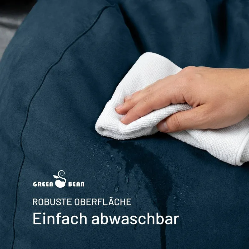 Drop Sitzsack in Wildleder-Optik