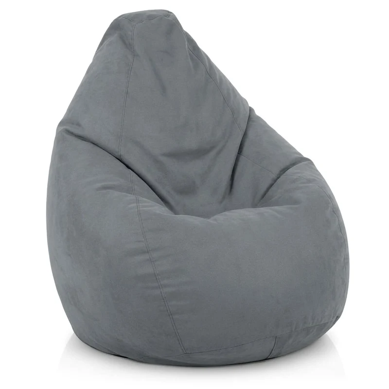 Drop Sitzsack in Wildleder-Optik
