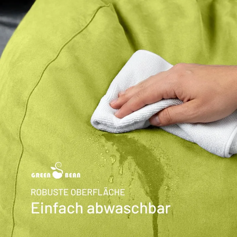 Drop Sitzsack in Wildleder-Optik