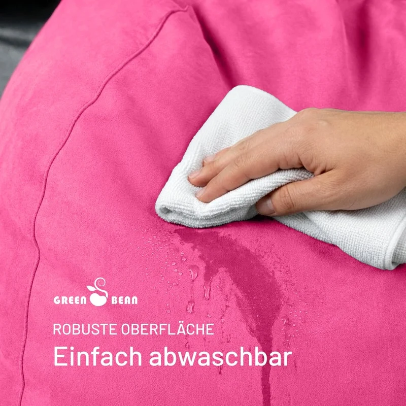 Drop Sitzsack in Wildleder-Optik