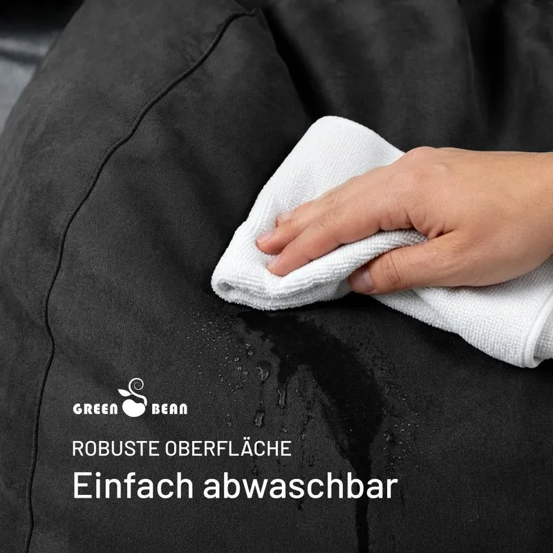 Drop Sitzsack in Wildleder-Optik