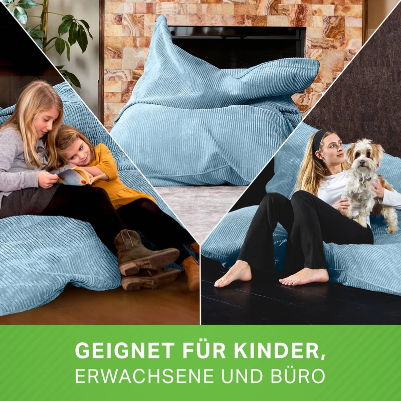 Cordoba XXL Sitzsack in Cord-Optik