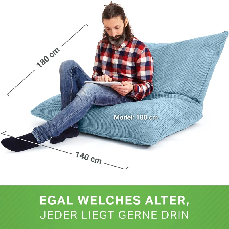 Cordoba XXL Sitzsack in Cord-Optik