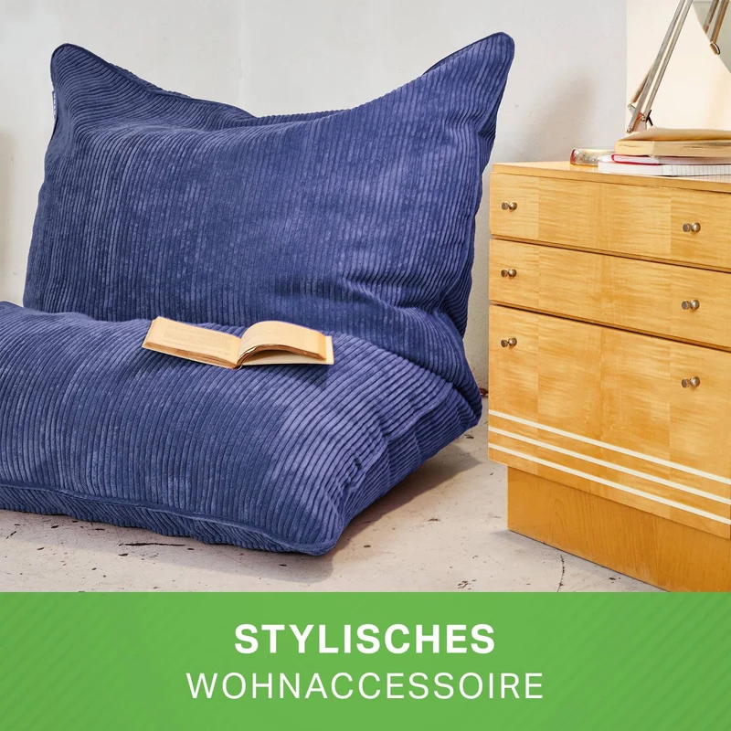 Cordoba XXL Sitzsack in Cord-Optik