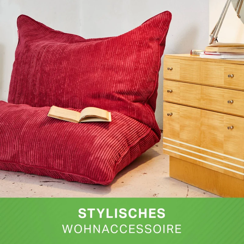 Cordoba XXL Sitzsack in Cord-Optik