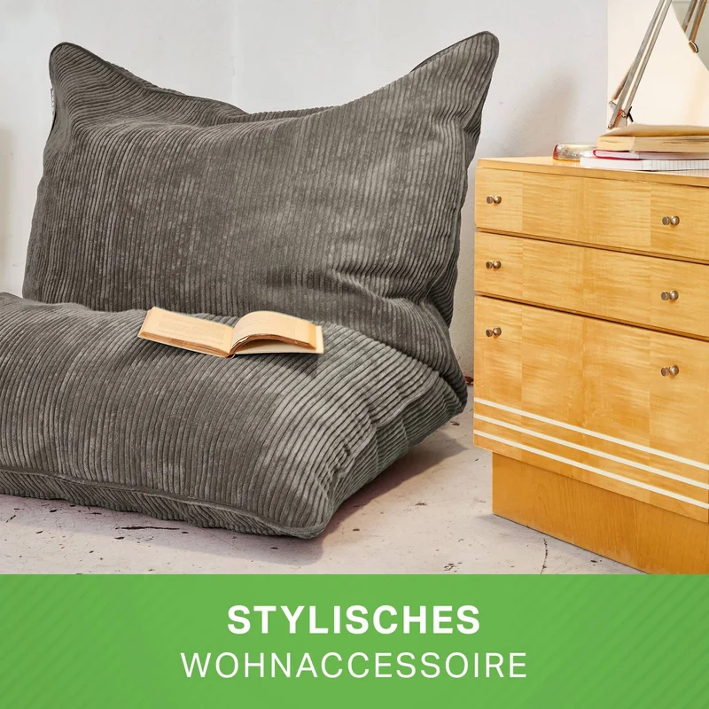 Cordoba XXL Sitzsack in Cord-Optik