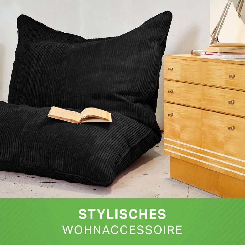 Cordoba XXL Sitzsack in Cord-Optik