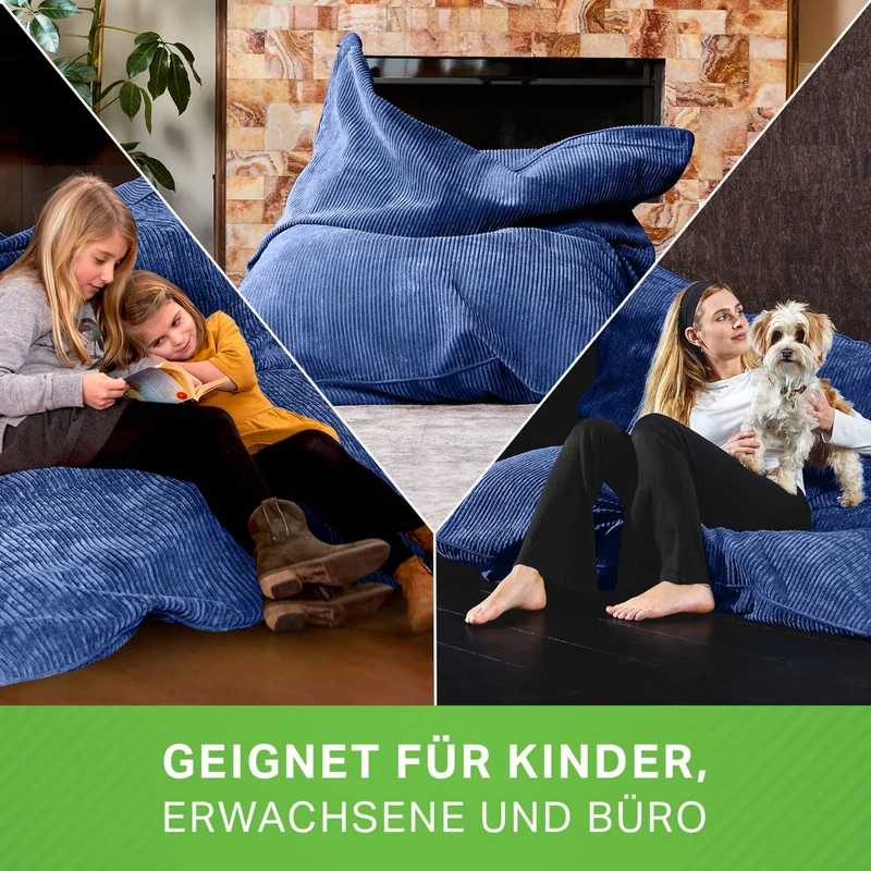 Cordoba XXL Sitzsack in Cord-Optik