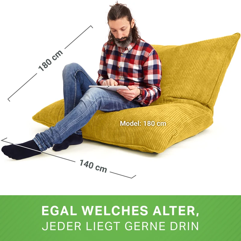 Cordoba XXL Sitzsack in Cord-Optik