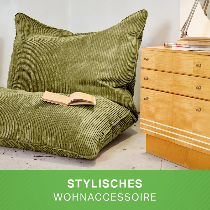 Cordoba XXL Sitzsack in Cord-Optik