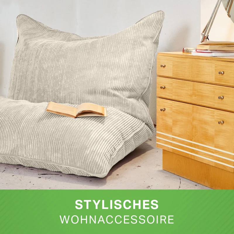 Cordoba XXL Sitzsack in Cord-Optik