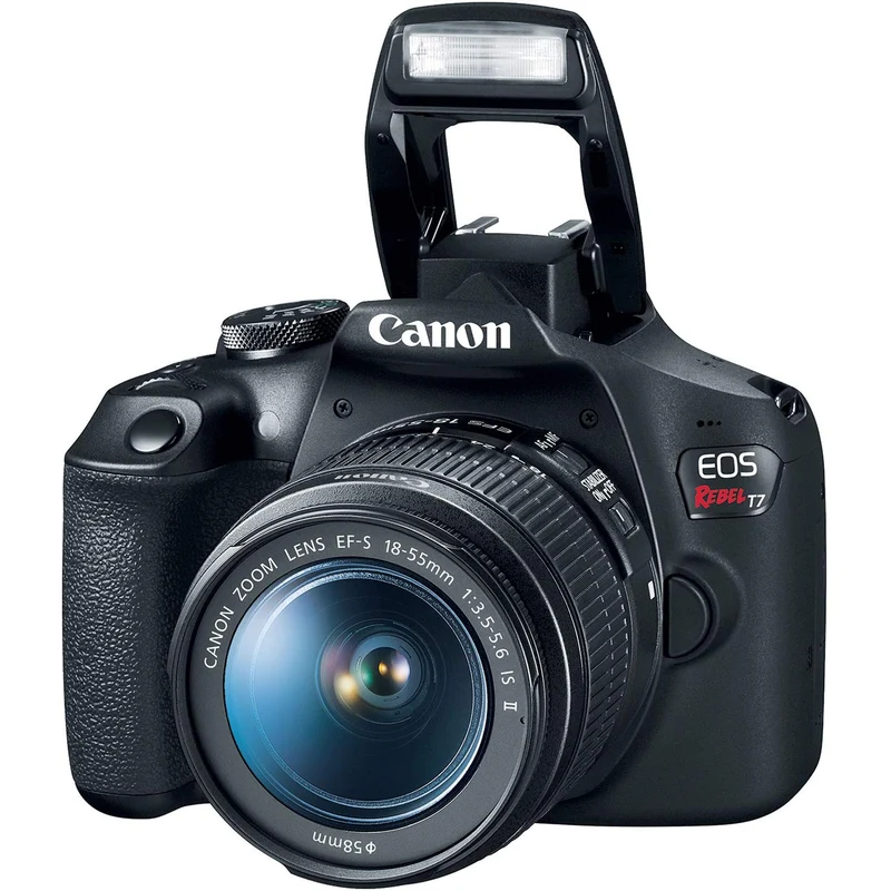 Canon EOS Rebel T7 DSLR Camera with 18-55mm Lens, Built-in Wi-Fi, 24.1 MP