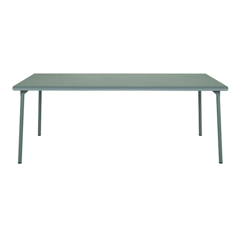 Tolix - Dış Mekan Paslanmaz Çelik Bahçe Masası 200 x 100 cm | Vert Lichen