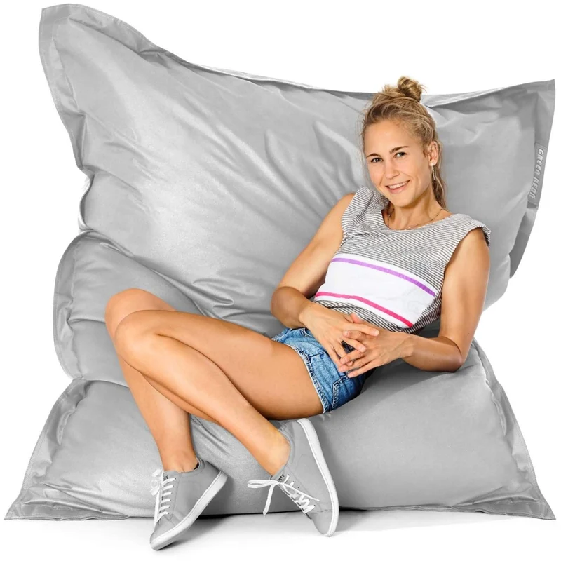 Square Riesensitzsack in Pastell für Indoor & Outdoor