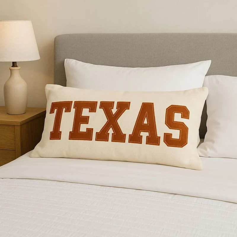College name throw pillows, graduation College gift