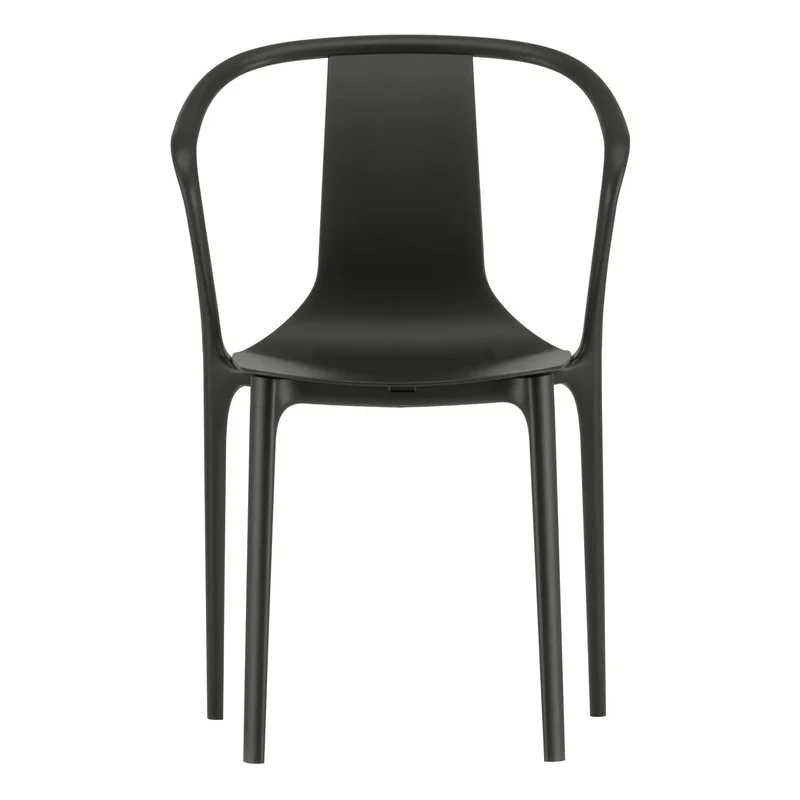 Vitra - Ronan & Erwan Bouroullec Tasarımı Belleville Sandalye | Koyu Siyah