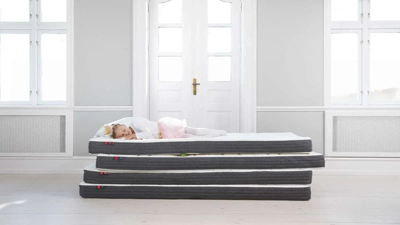 Flexa Sleep FLEXA Latexmatratze, 190X140 Eukalyptusbezug 140 x 190 cm Weiss