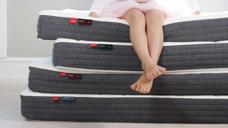 Flexa Sleep FLEXA Latexmatratze, 190X140 Bambusbezug 140 x 190 cm Weiss