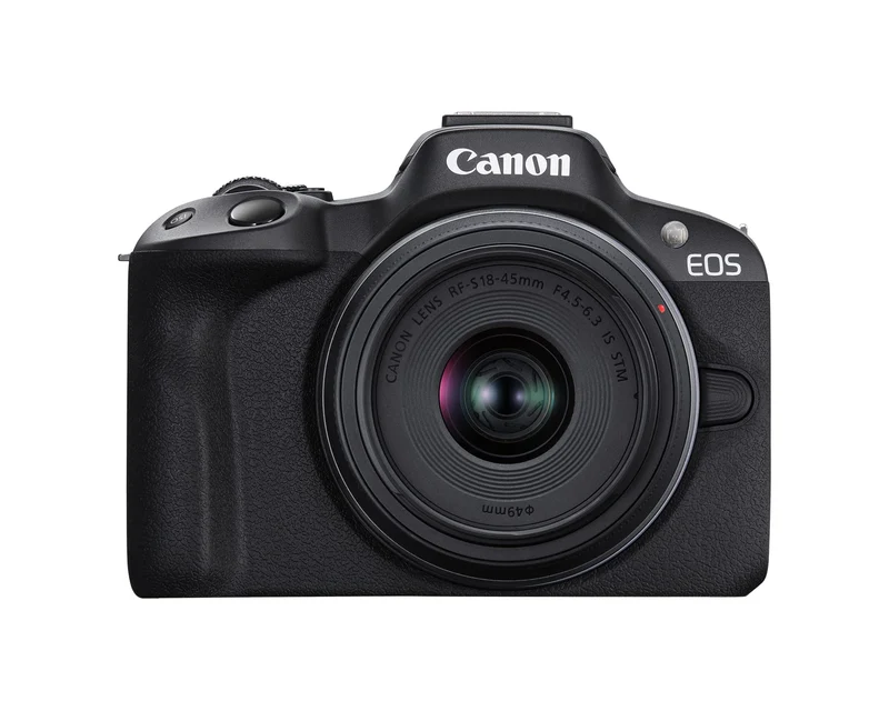 Canon EOS R50 Mirrorless RF-S18-45mm F4.5-6.3 is STM Lens Kit, 24.2 MP