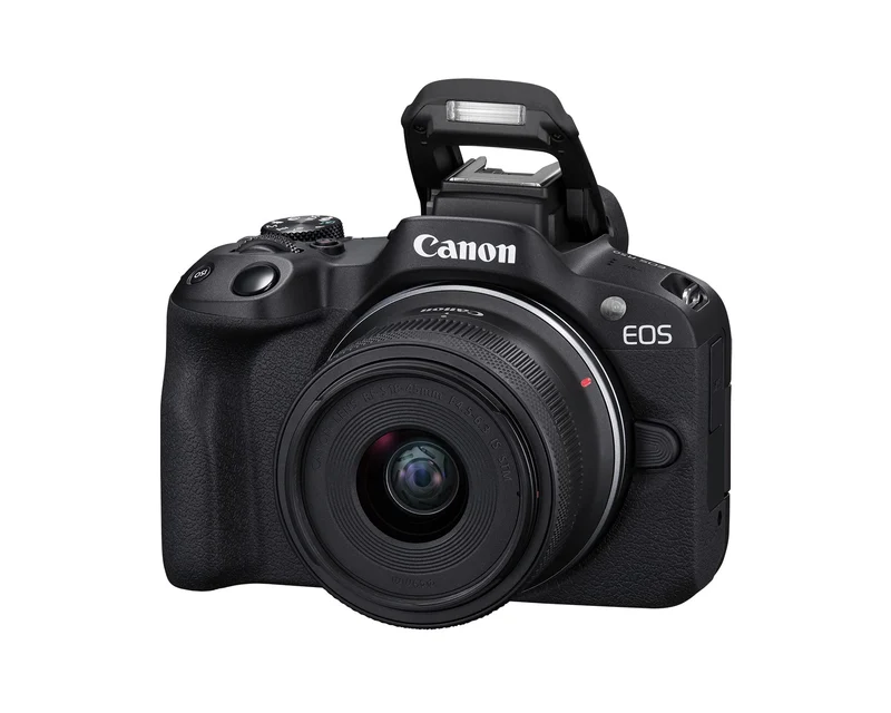 Canon EOS R50 Mirrorless RF-S18-45mm F4.5-6.3 is STM Lens Kit, 24.2 MP
