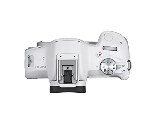 Canon EOS R50 Mirrorless RF-S18-45mm F4.5-6.3 is STM Lens Kit, 24.2 MP