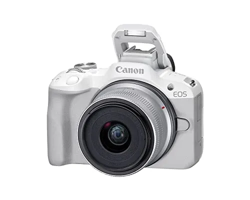 Canon EOS R50 Mirrorless RF-S18-45mm F4.5-6.3 is STM Lens Kit, 24.2 MP