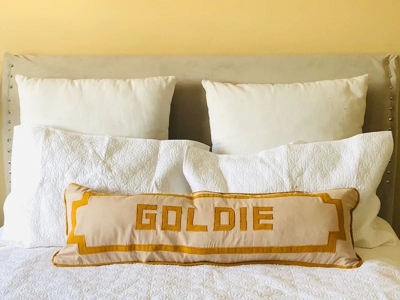 Applique Name Pillow, Monogram Body Name Pillows, Name Body Pillow Covers