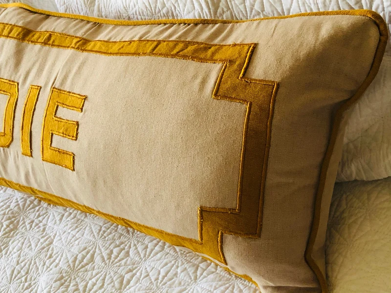 Applique Name Pillow, Monogram Body Name Pillows, Name Body Pillow Covers