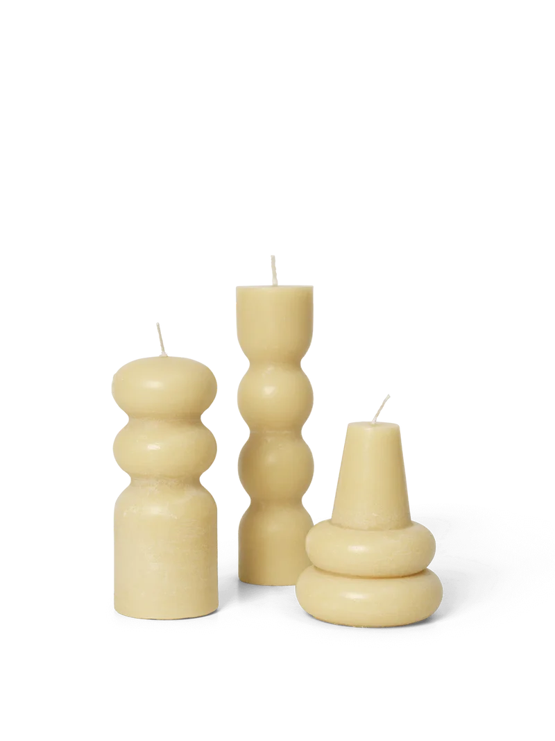 KERZEN TORNO 3-ER SET
