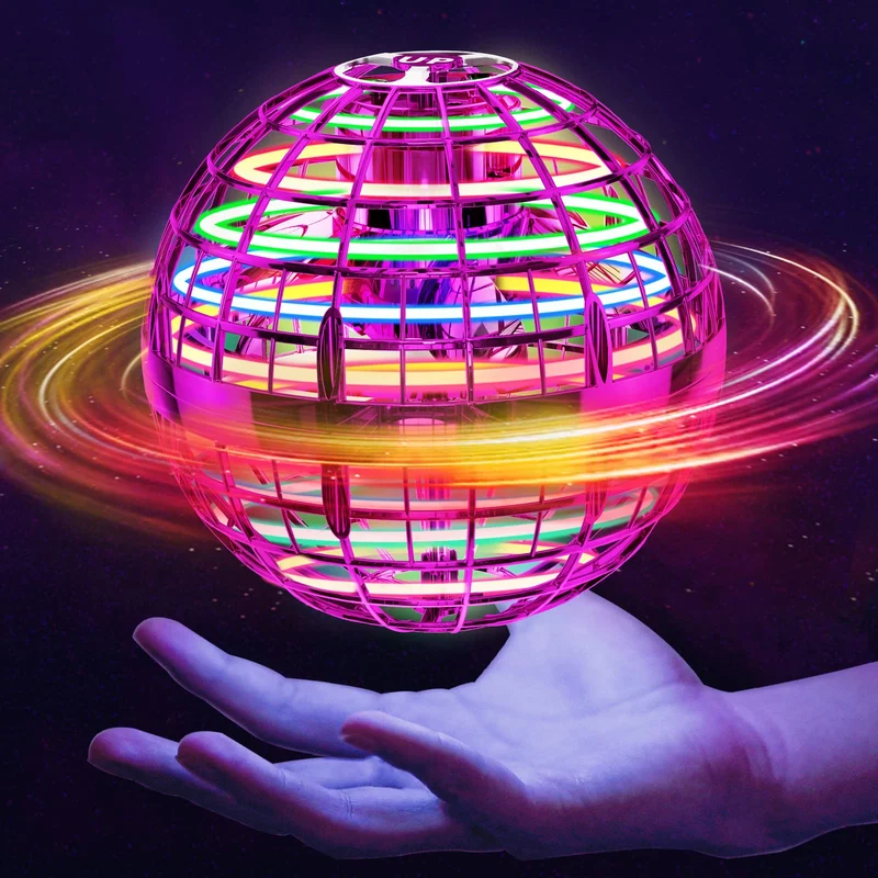 Flying Orb Ball (Blue, 2024 Upgraded) with Dazzling Lights